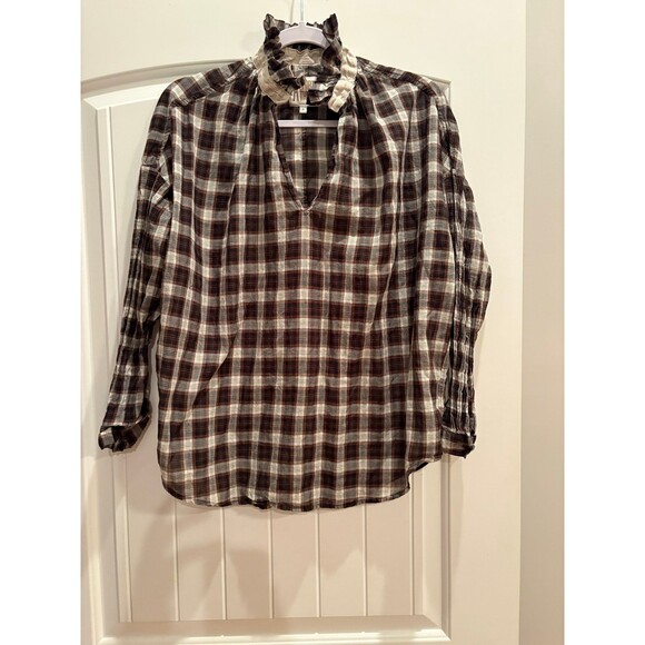 Plaid top by A Shirt Thing - Picture 1 of 7